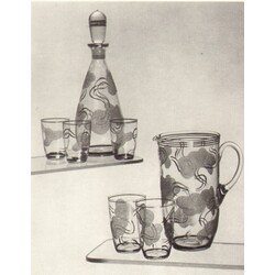 Borské sklo -  67901, Drinking set