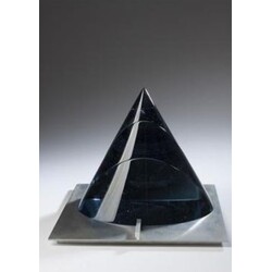 O. Plíva - Sculpture Blauer Kegel
