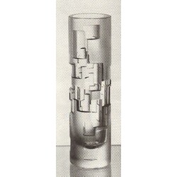 Poděbradské sklárny -  24386/995/10", Vase