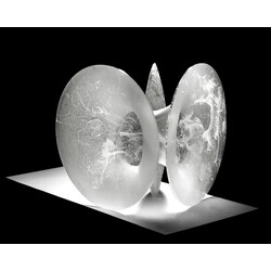 I. Mareš: cast glass sculpture