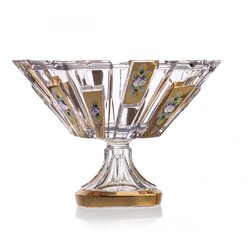 Bohemia Treasury - Bolero footed bowl Meadow