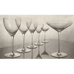 O. Lipský - Borské sklo - Drinking set