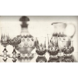 Poděbradské sklárny - 638-54, Drinking set