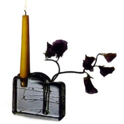 Jablonecké sklárny - 28036/10 - Candlestic
