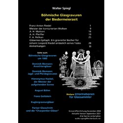 Böhmische Glasgravuren der Biedermeierzeit