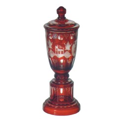 Borské sklo - 9607/2800/23, Red staining Egermann