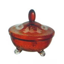 Borské sklo - 6601/2801/13, Red staining Egermann
