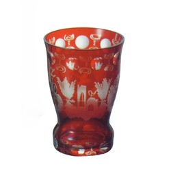 Borské sklo - 84235/2800/12, Red staining Egermann