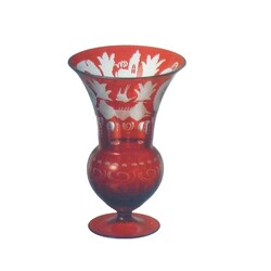 Borské sklo - 8444/2800/15,5, Red staining Egermann