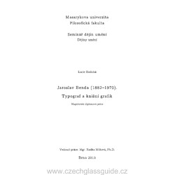 Jaroslav Benda - Magisterská prace
