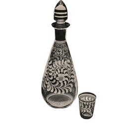 Borské sklo -  10529/3180, Drinking set