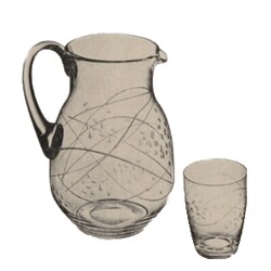Borské sklo -  1191/2565, Drinking set
