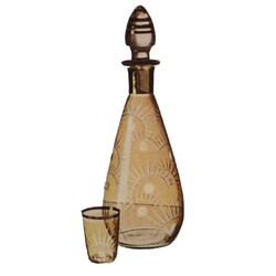 Borské sklo -  10524/3180, Drinking set