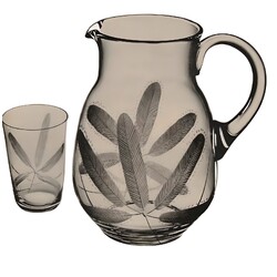 Borské sklo -  1191/2429, Drinking set