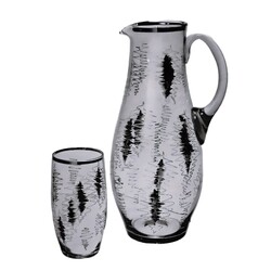 Borské sklo -  10932/1197, Drinking set