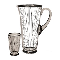 Borské sklo -  10931/1207, Drinking set