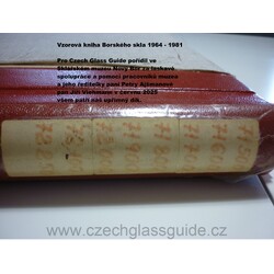 Borské sklo - vzorová kniha 1964 - 1981