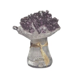 Borské sklo - Bouquet of violets