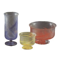 Crystalex - Vase and bowls