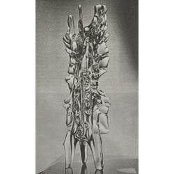 Borské sklo - Statue Coral 1