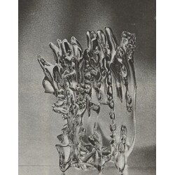 Borské sklo - Statue Coral 2