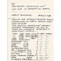 Urban - Soupis modelů a forem 2.11. 1970