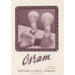 Czechoslovak Glass Review - 1948 - Advertisement images