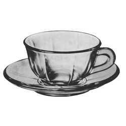 Rudolfova huť - 11817 and 11818,  Cup and plate