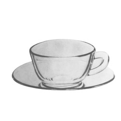 Rudolfova huť - 13006,  Cup and plate