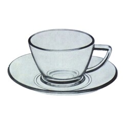 Rudolfova huť - 13033 and 13034,  Cup and plate