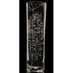 Borské sklo - Engraved Vase