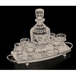 Borské sklo -  305 , Drinking set