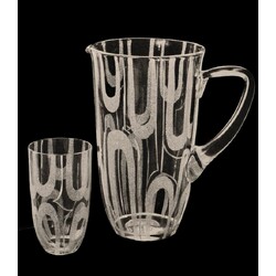 Ateliery Borského skla - 44838/1012, Drinking set