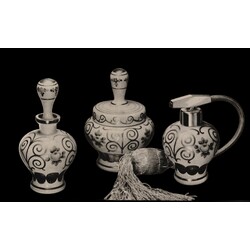 Ateliery Borského skla - M 91662/7304, Toillet set