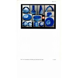 Beránek Glassworks Catalogue