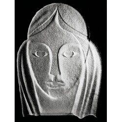 V. + Z. Kepka  - Glass sculpture Head