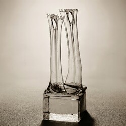 D. Tichý -  Hand drawn glass