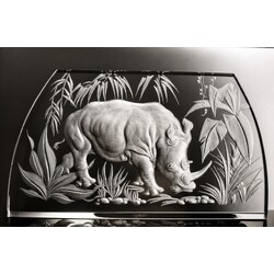 Borské sklo - 71377/99214/18, Rhinoceros