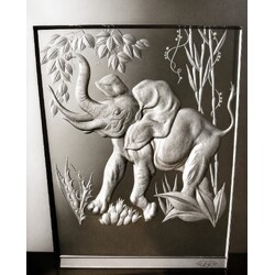 Borské sklo - 71378/99215/16, Elephant