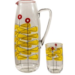 Borské sklo -  70137/1837, Drinking set