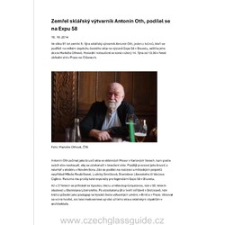 Zemřel sklářský výtvarník Antonín Oth