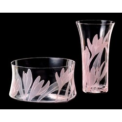 Crystalex -  23614/50485/23, 23614/8236/25.5, Bowl and Vase
