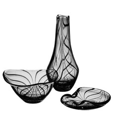 Harrachov - 5/4027, 4/4446, 5/3335  Bowl, Vase, Ashtray