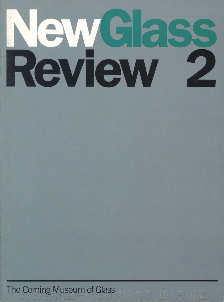 New Glass Review 1980
