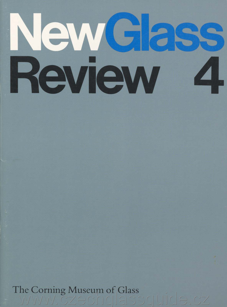 New Glass Review 1983