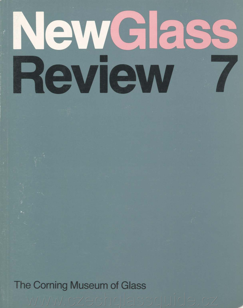 New Glass Review 1986