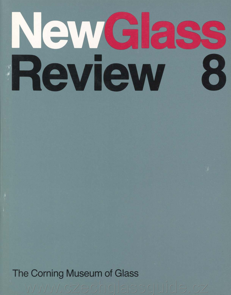 New Glass Review 1987