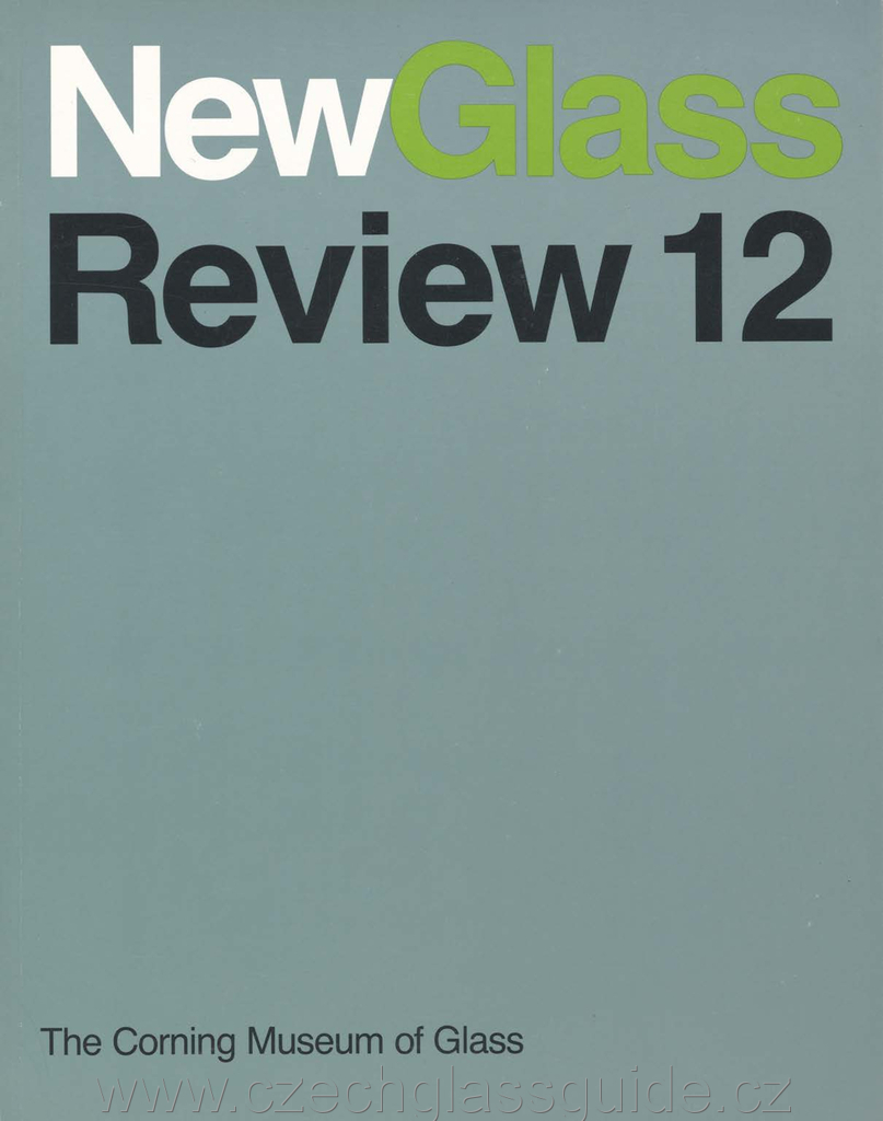 New Glass Review 1991