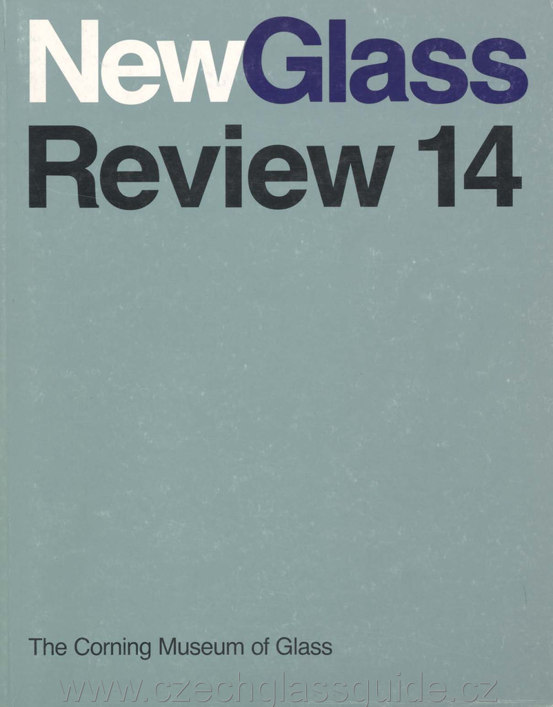 New Glass Review 1993