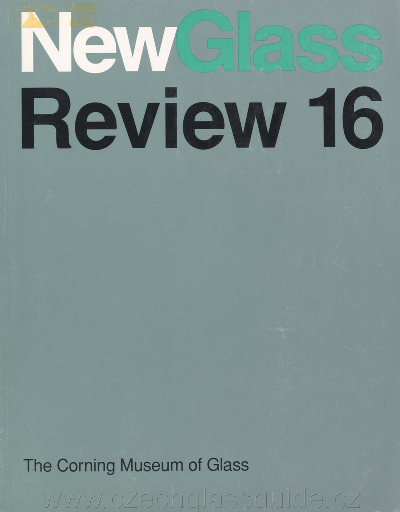 New Glass Review 1995
